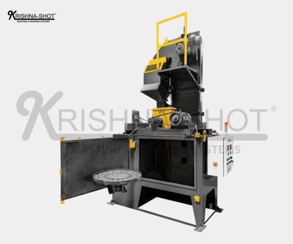 swing table shot blasting machine