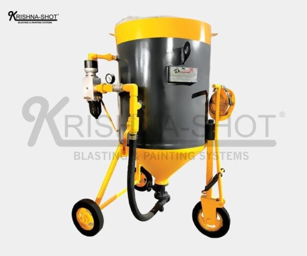 Sand Blasting Machine for efficient industrial surface cleaning and rust removal.