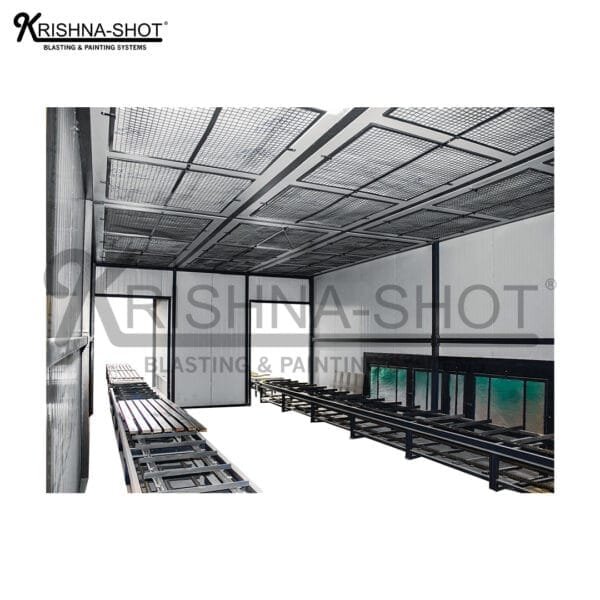 Roller Conveyor Water Curtain Booth Finishing line - Image 2