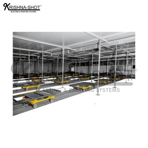 Cart Conveyor Water Curtain Booth Finishing line - Image 4